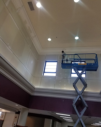 Commercial painting - Cornerstone at work